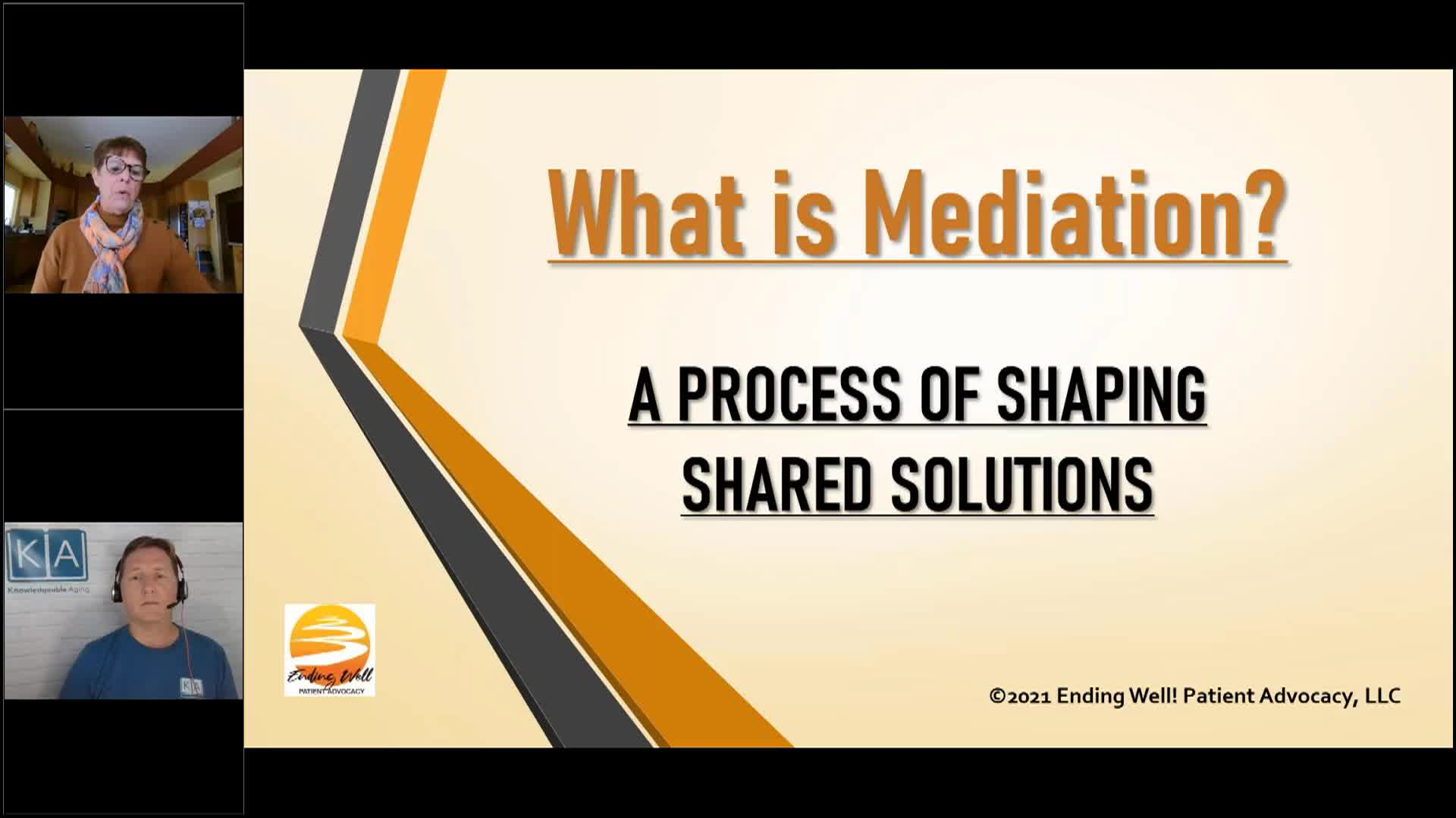 Knowledgeable Aging - Becoming The Peacemaker - Mediation Strategies