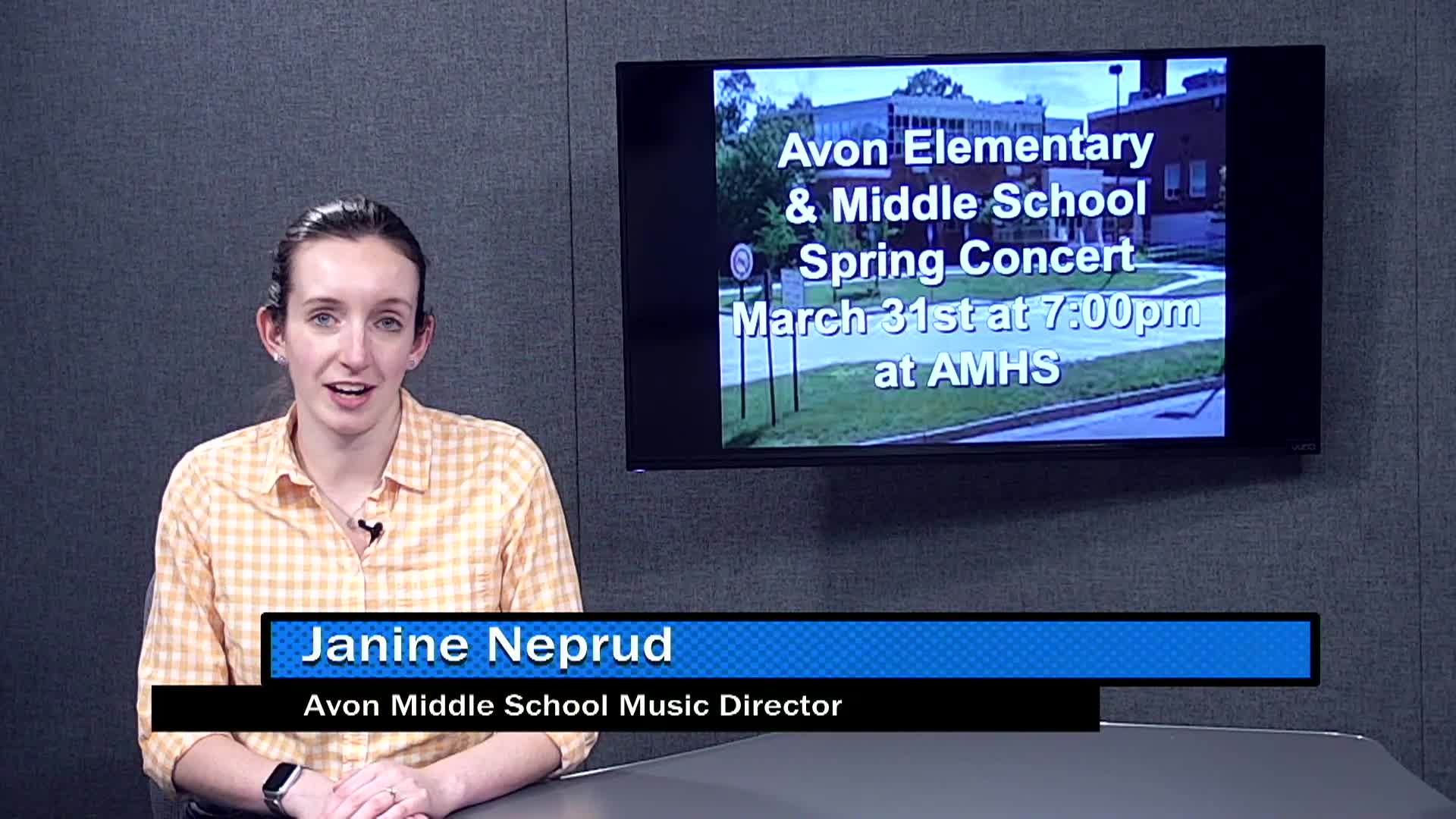 Janine Spring Concert PSA