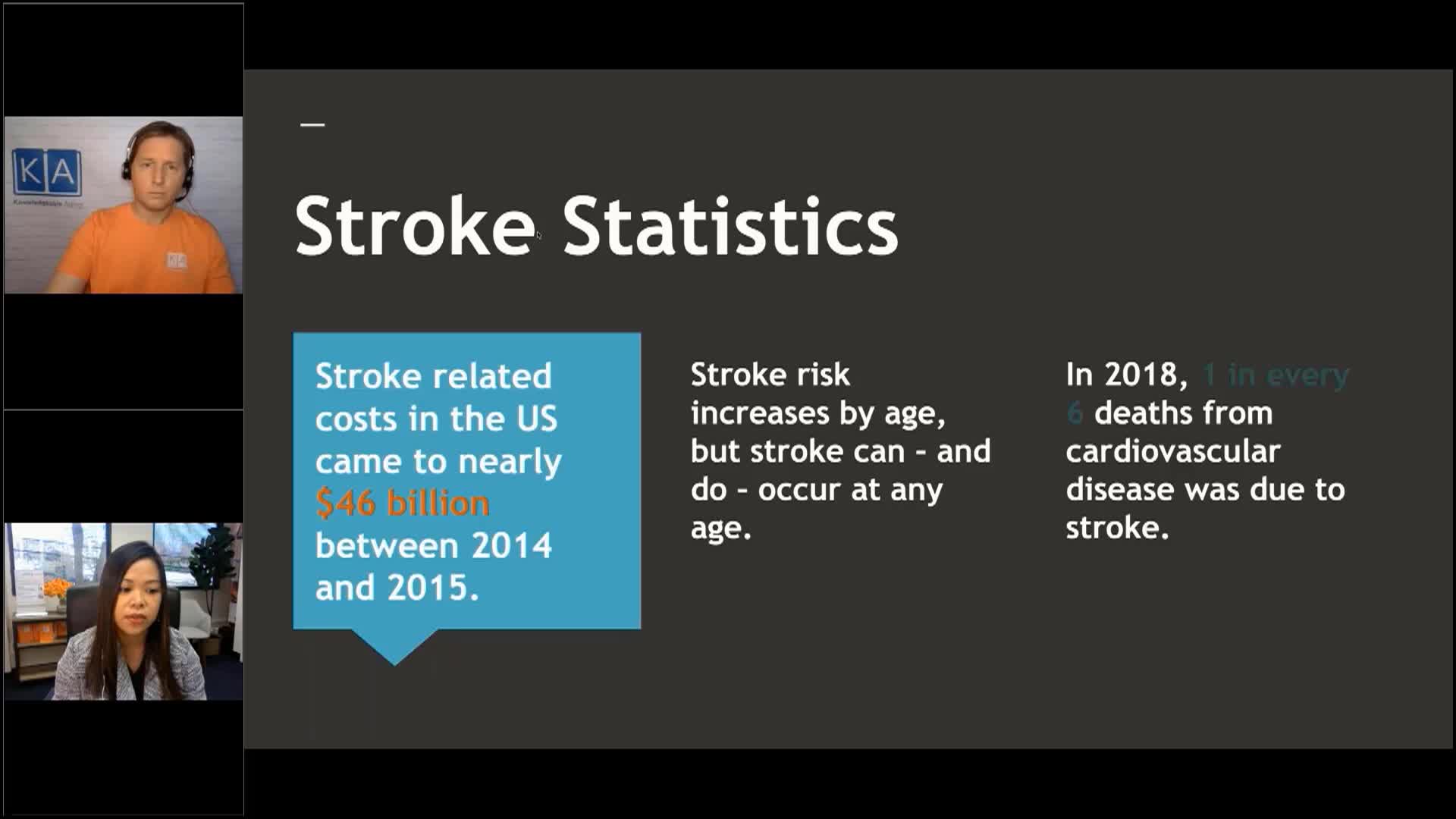 Knowledgeable Aging - Recognizing Stroke