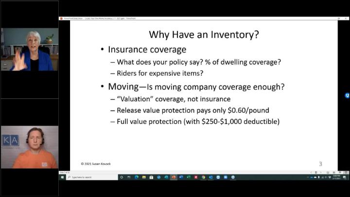 Thumbnail image for Knowledgeable Aging - Why Are Home Inventories So important